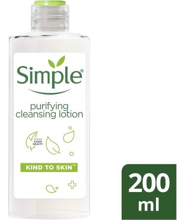 Simple Kind to Skin Cleansing Lotion 200ml - Gentle Face Cleanser - Pack of 1 - Buy Online on SooperMarket.com
