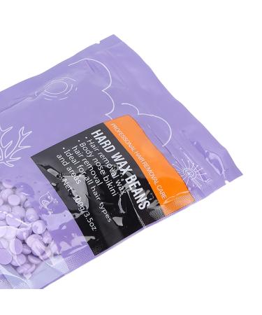 Hard Wax Bean Kit - Strong Viscosity Pearl Hair Removal for Face Bikini Legs & Armpits - 3.5oz Taro Purple - Buy Online on SooperMarket.com