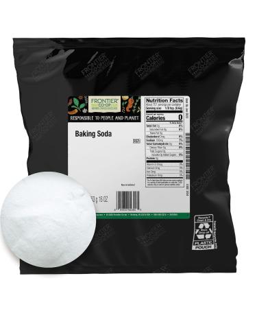 Frontier Natural Products Powdered Baking Soda 16 oz (453 g)