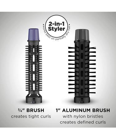 Conair 2-in-1 Hot Air Styling Curl Brush - Professional Hair Styling Tool - Buy Online on SooperMarket.com