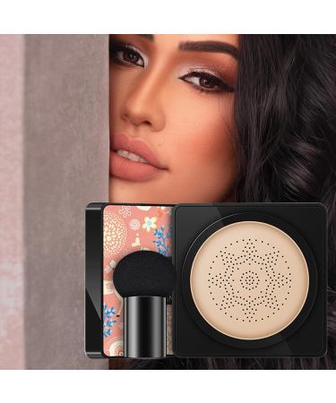 Hudhow's Foundation Mushroom Head - Natural Concealer BB Cream | Moisturizing Air Cushion Makeup Base in Natural Color - Buy Online on SooperMarket.com