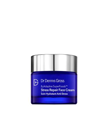 Dr Dennis Gross B Adaptive SuperFoods  Stress Repair Face Cream. For Dehydration  Redness  and Worry Lines  2.0 fl oz