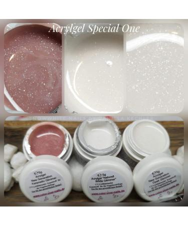 Glitter Baby Boomer Set 5g each: Opaque Glitter Natural Milky Glitter Caramel Glitter