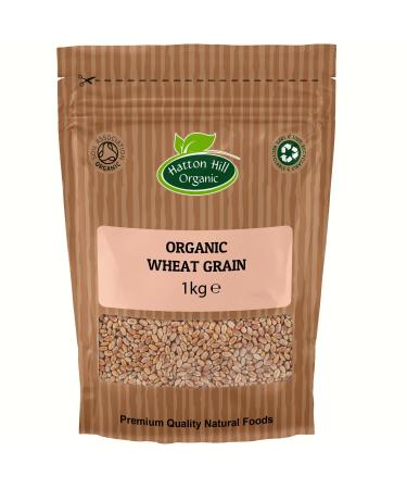 Organic Wheat Grain 1kg by Hatton Hill Organic - Free UK Delivery