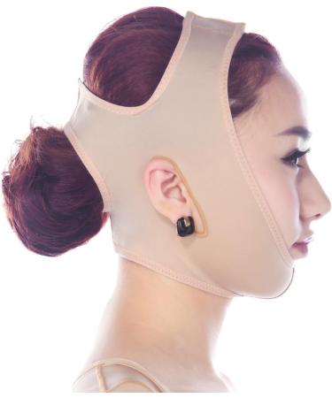 JewelryWe Full Face Style Anti Wrinkle Face Slimming Cheek Mask Lift V Face Line Slim 2 Size for Your Choice (M) - Buy Online on SooperMarket.com