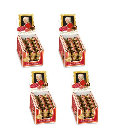 Vine Mozart balls 4x45 installation box Mozart balls made of dark chocolate filled with pistachio marzipan almonds and hazelnut nougat 3.6kg (180 mozart balls) 45 pieces (4 Pack)