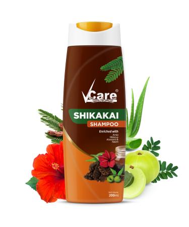 Shikakai Shampoo Enriched With Amla | Hibiscus| Aloevera | Neem -200ml/6.7 Fl Oz