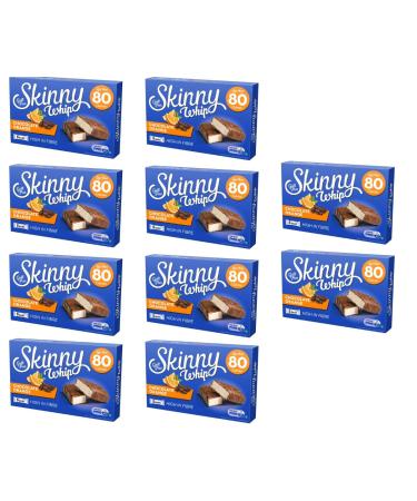 Skiny Whip Orange 5 Pack - This Low Calorie But High In Quality Coffee Flavoured Bar Will Give You The Boost You Need During The Day - Pack of 10