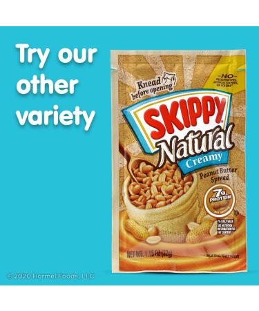 SKIPPY Creamy Peanut Butter Squeeze Packs - 1.15 oz, 8 Pack - Convenient Individual Portions - Buy Online on SooperMarket.com