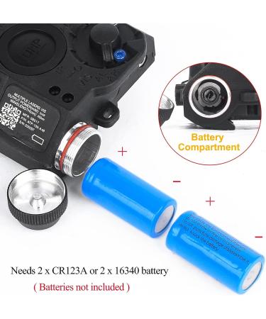 NOBUHIRO Airsoft PEQ 15 Laser Sights - IR Laser, Green Laser, White LED Flashlight - Tactical Pressure Switch - Black - Buy Online on SooperMarket.com