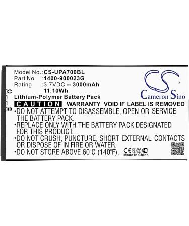 Buy 3000mAh Replacement Battery for Wasp DR3 & DR4 2D - 633809002175 (3.7V) | International Shipping Available - Buy Online on SooperMarket.com