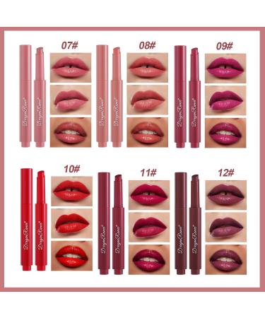 Buy 12 Colors Dewy Melting Lipstick - High-Shine Gloss Finish | Vibrant Lip Stain for Women | International Shipping Available - Buy Online on SooperMarket.com