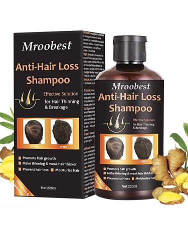 Hair Thickening Shampoo, Hair Growth Shampoo, Hair Loss Shampoo, Hair Loss Treatment, Hair Thinning Shampoo, Natural & Organic Herb Shampoo for Hair Regrowth Faster/Prevent Thinning Hair Loss 7.43 Fl Oz (Pack of 1) Brown