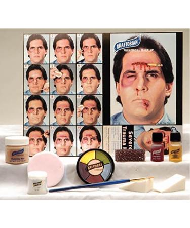 Graftobian Professional Severe Trauma Makeup Kit for Special Effects