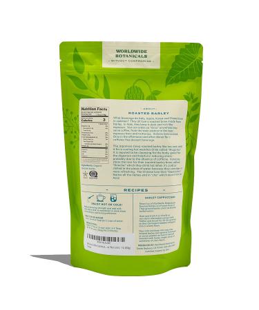 Worldwide Botanicals Organic Roasted Barley - Orzo Mugicha Boricha Damaicha - Italy's Favorite Coffee Alternative - Caffeine-Free - 1 Pound - Buy Online on SooperMarket.com