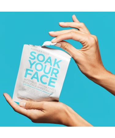 Buy Formula 10.0.6 Intensive Hydrating Sheet Mask - Soak Your Face | International Shipping Available - Buy Online on SooperMarket.com