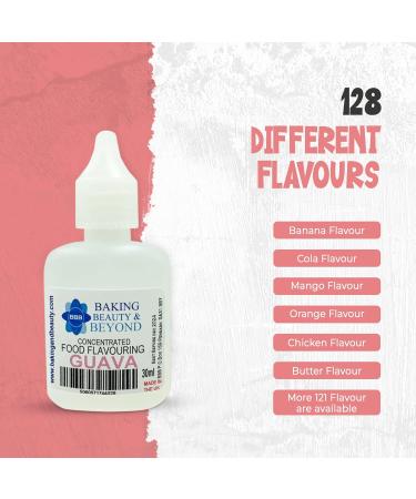 Baking Beauty and Beyond Concentrated Food Flavouring Oil - Dozen of Professional Quality Food Grade Flavouring Oil for Candy Making Baking Cooking Lip Balm and Lip Gloss - Guava (50ml) - Buy Online on SooperMarket.com