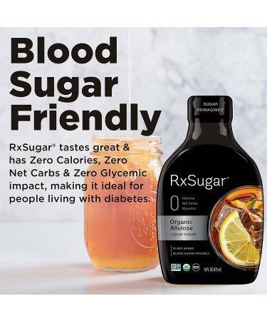 Buy RxSugar Organic Liquid Sugar 16 oz - All-Natural Sweetener - Buy Online on SooperMarket.com