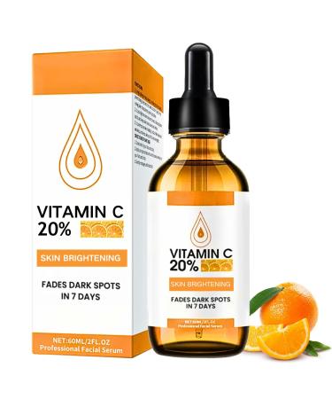Trendyfave 20% Vitamin C Serum For Face Vitamin C Serum With Hyaluronic Acid Vit C Serum Face Hydrating Face Serum Hydrating & Plump Skin 2FL.OZ