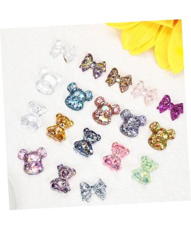 Healeved 3 Bear Head Nail Color Displaying Tool Transparent Nail Color Display Tool Bear Nail Color Displaying Tool Manicure Tools Nail Tools for Nail Art Nail Polish Polishing Plate - Buy Online on SooperMarket.com