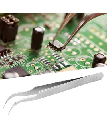 Buy Antistatic Precision Tweezers - Improved Stainless Steel for Electronics Lab Work Jewelry & Industrial Use | International Shipping Available - Buy Online on SooperMarket.com
