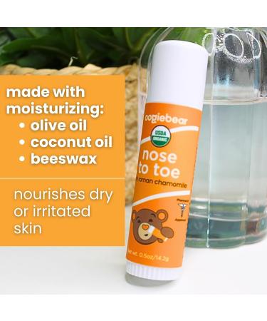 Buy Oogiebear Nose to Toe Baby Body Balm | USDA Organic Moisturizer with Olive & Coconut Oil for Babies 3 Months+ | 0.5 Oz - Buy Online on SooperMarket.com