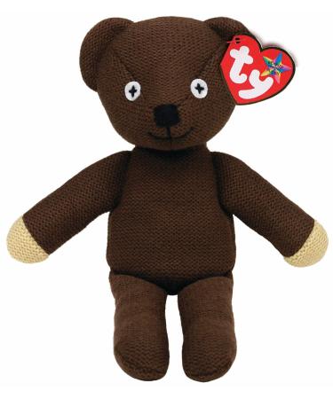 TY Toys Mr. Bean Teddy Bear Medium - Beanie Baby Soft Plush Toy - Collectible Cuddly Stuffed Teddy