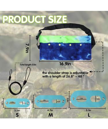 Betinyar Bearded Dragon Carrier Sling Adjustable Bearded Dragon Leash with Wings Pet Carrier Backpack Blue - Buy Online on SooperMarket.com