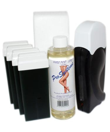 Epilwax S.A.S - Set hair removal solo complete for Homme black & white to la wax disposable special sport aromatic 650 ml (1 Pack)
