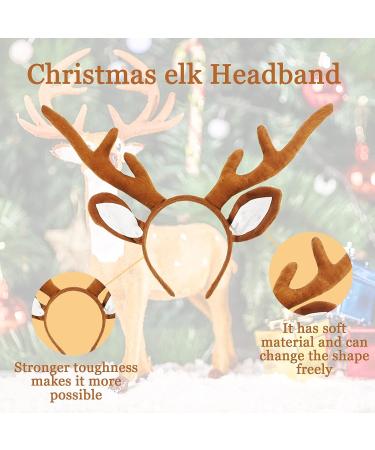 MR.FOAM Reindeer Antlers Headband - Adult Deer Antlers for Halloween, Christmas & Easter Party - Buy Online on SooperMarket.com