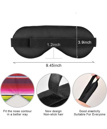 Adjustable Light Blocking Eye Mask for Deep Sleep | Haskirky Comfortable Sleep Mask for Travel, Yoga, Meditation | Men and Women - Buy Online on SooperMarket.com