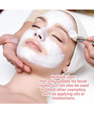 Facemask Mixing Tool Set Wooden Brush Set Reusable Silicone Face Mask Bowl Multifunctional Adjustable Thickness Ideal for Oils and Moisturizers - Buy Online on SooperMarket.com
