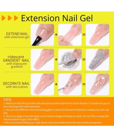 UR Sugar Polygel Nail Extension Set - 6 Color Poly Nail Gel Tubes for Perfect Summer Nails | Builder Gel & Milling Cutter Included - Buy Online on SooperMarket.com