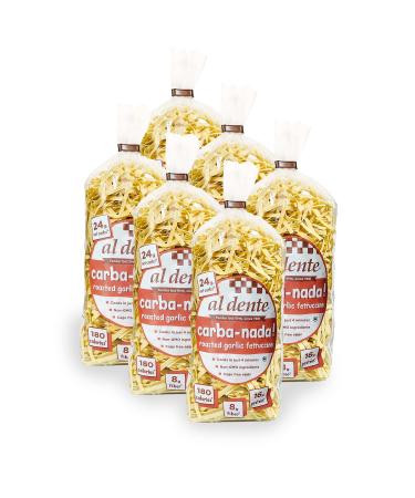 AL DENTE Carba-Nada Roasted Fettuccine, Garlic, 10 Ounce (Pack of 6)