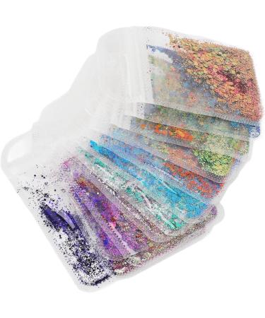 12 Colors Chunky Holographic Body Glitter Gel - Face Nail Art & Halloween Sparkles - Buy Online on SooperMarket.com