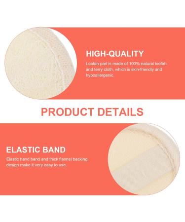 FOMIYES Exfoliating Loofah Sponge & Facial Cleansing Pad - Spa Quality Makeup Remover | Soft Cotton Puff for Face & Body - Buy Online on SooperMarket.com