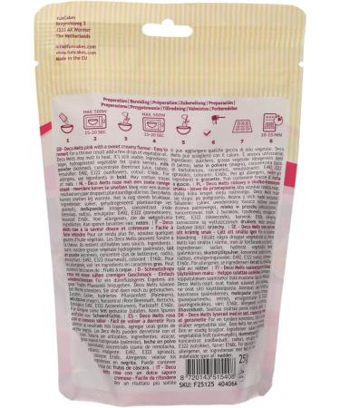 FunCakes Deco Melts Pink AZO Free 250g - Vibrant Pink Candy Melts for Baking and Decorating - Buy Online on SooperMarket.com