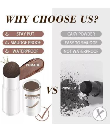 Stamp Eyebrow Powder 10 Reusable Stencils Waterproof Eyebrows (03) - Buy Online on SooperMarket.com