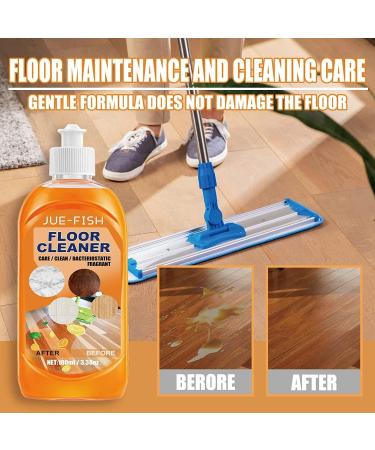 Honifee Floor Cleaner Solution NML Floor Cleaner VML Powerful Decontamination Floor Cleaner Wood Floor Cleaner and Polish All-Purpose Wood Tile Marble Ceramic Floor Cleaner (1 PCS) - Buy Online on SooperMarket.com