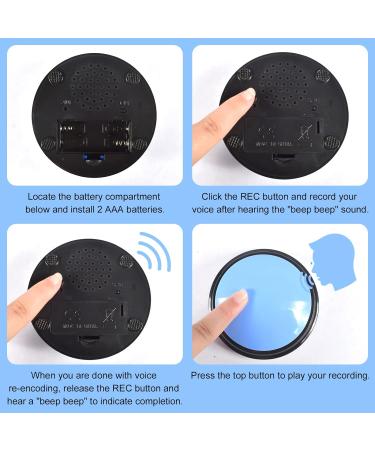 4 Packs Dog Buttons for Communication and Training Recordable Dog Buttons Pet Command Buzzer 30 Second Record & Playback Speech Training Buttons for Dog Cat Training Interactive Toy - Buy Online on SooperMarket.com