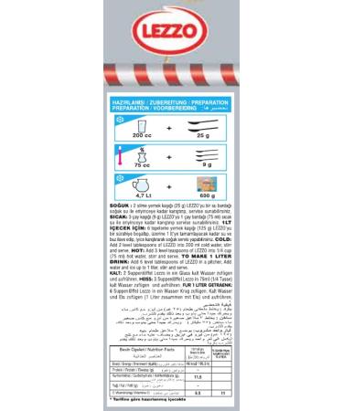 Lezzo Orange Flavoured Instant Tea (600g) - Refreshing Oralet Blend - Buy Online on SooperMarket.com