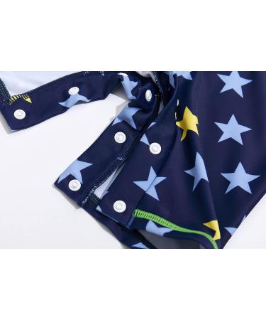 Bonverano Baby Boys Swimsuit - UPF 50+ Sun Protection, Yellow Star, 3-6 Months - Buy Online on SooperMarket.com