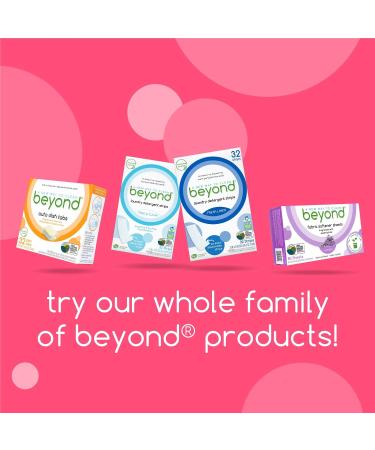 Beyond Laundry Detergent Strips - Eco-Friendly Hypoallergenic & Travel-Friendly | 32 Dissolvable Strips - Free & Clear - Buy Online on SooperMarket.com