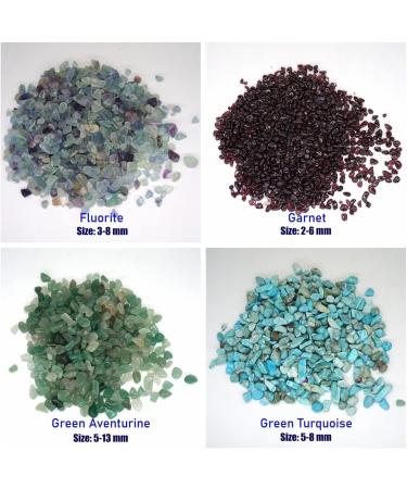 Natural Stones Gravel Crystals Chip Quartz Ore Minerals Reiki Tumbled Agates Specimen Gemstones Home Decoration (Color : Garnet Size : 50g) 50g Garnet - Buy Online on SooperMarket.com