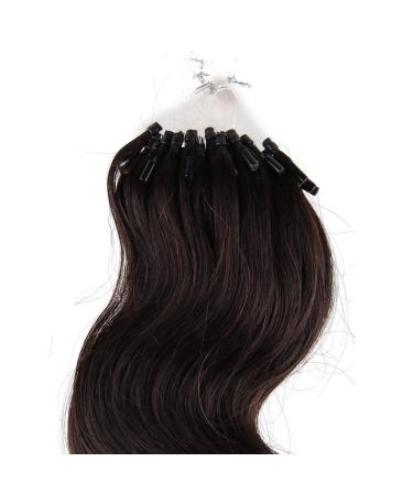 Beauty7 - 50 Pcs Curly Microring Extensions | 24 #1B Black Brown | Real Remy Hair Body Wave - International Shipping Available - Buy Online on SooperMarket.com