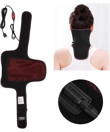 Neck Heating Pillows | Infrared Heated Neck Wrap with 3-Mode Massage for Pain Relief - Buy Online on SooperMarket.com