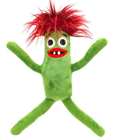 Nobody Sausage Plush Toy Cartoon Game Character Kids Toys Plushie Rainbow Friends Plush Stuffed Dolls Toys Squishy plushies Soft Toys Squishmallow Teddy Pillow Figure Toy for Kids (Sausage Green)