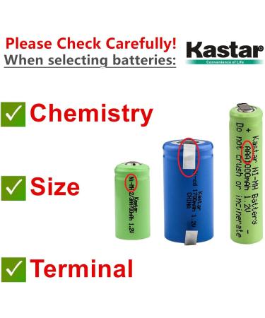 Buy Kastar 2-Pack 1.2V Ni-MH AAA 1000mAh Rechargeable Batteries - Compatible with Electric Razors Toothbrushes & More - High Power for Telecom UPS Smart Grid Moped & Waterpik - Buy Online on SooperMarket.com
