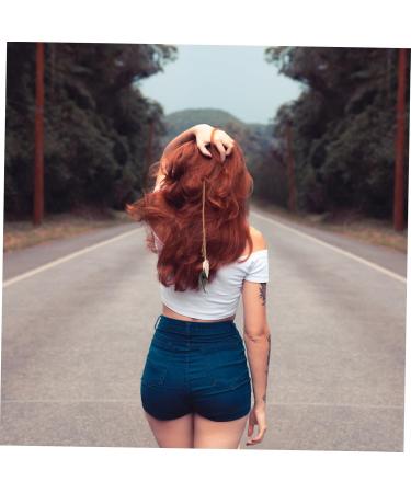 WOFASHPURET Feather Barrette Halloween Headpiece Halloween Tiara Tassel Headpiece Beach Headpiece Hair Bands for Women's Hair Womens Barrettes for Hair Head Hair Extension Hair Jewelry Wig - Buy Online on SooperMarket.com