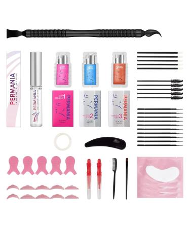 Permania Eyelash Lifting Set - 2 in 1 Brow & Lash Lift 30Pcs Individual Bag Packaging Lasts 6-8 Weeks for Perfect Eyelashes & Eyebrows | International Shipping - Buy Online on SooperMarket.com